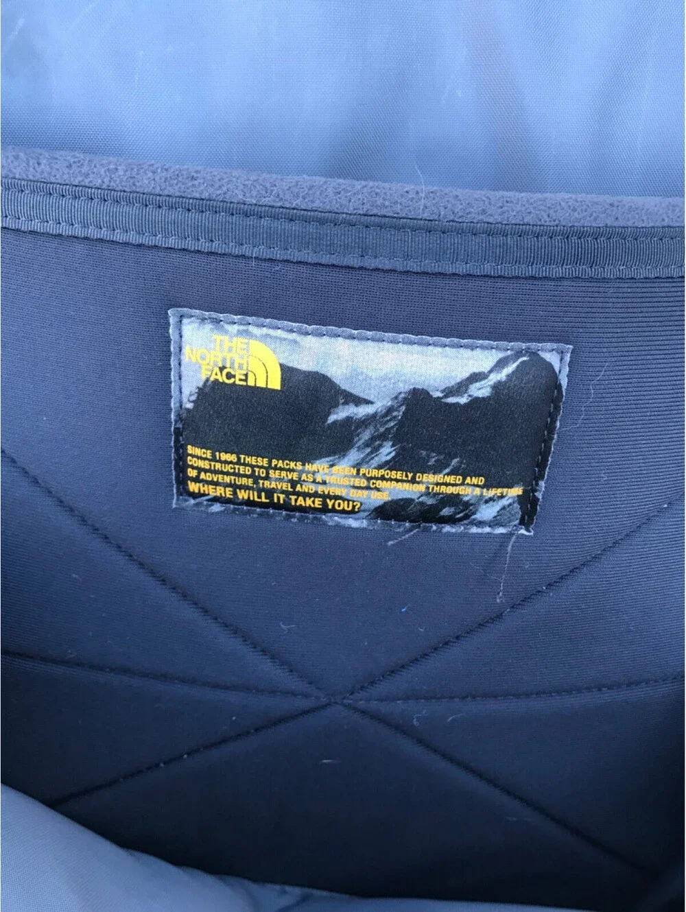 Recon The North Face Backpack Grey & Asphalt Grey Melange Good Condition